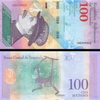 100 Bolívares Venezuela 2018, P106 UNC - Kliknutím na obrázok zatvorte -